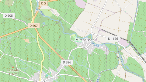Carte de localisation de l'évènement