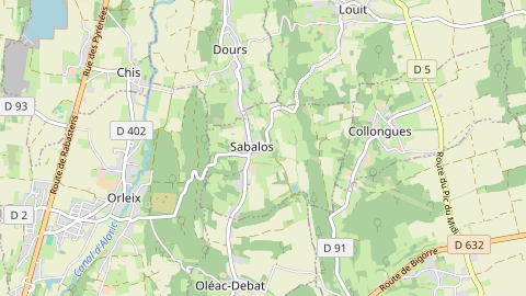 Carte de localisation de l'évènement