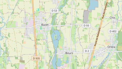 Carte de localisation de l'évènement