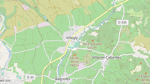 Carte de localisation de l'évènement