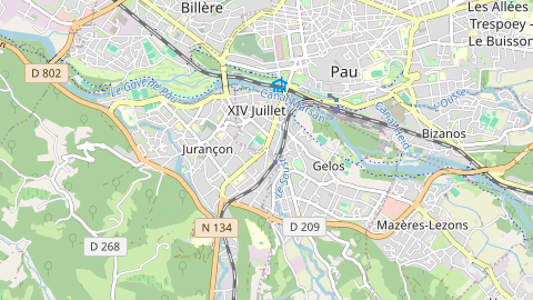 Carte de localisation de l'évènement