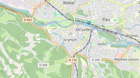 Carte de localisation de l'évènement