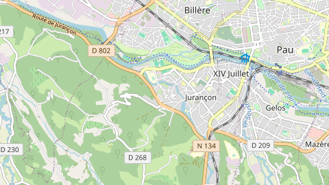 Carte de localisation de l'évènement