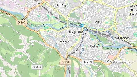Carte de localisation de l'évènement