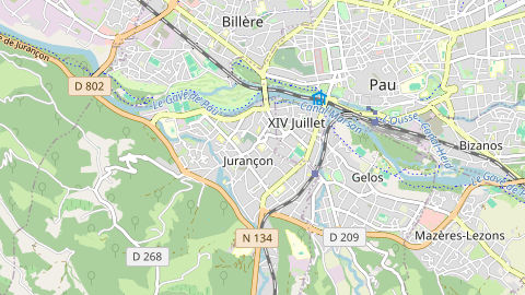 Carte de localisation de l'évènement