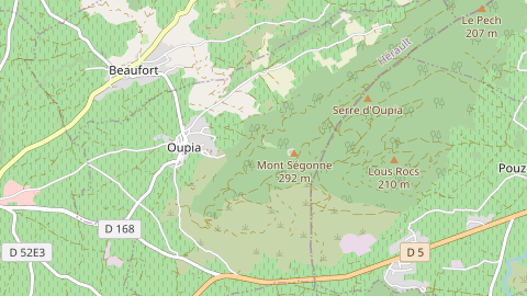 Carte de localisation de l'évènement