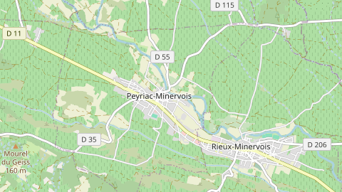 Carte de localisation de l'évènement