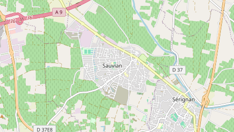 Carte de localisation de l'évènement