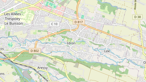 Carte de localisation de l'évènement