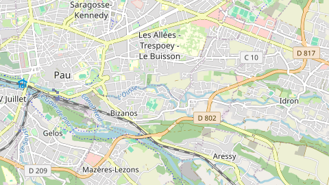 Carte de localisation de l'évènement