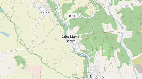 Carte de localisation de l'évènement