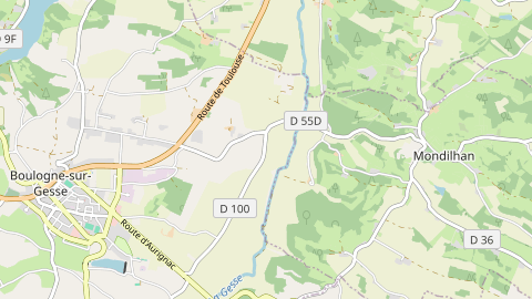 Carte de localisation de l'évènement