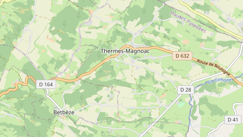 Carte de localisation de l'évènement