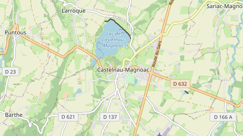 Carte de localisation de l'évènement