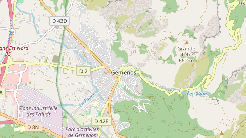 Carte de localisation de l'évènement