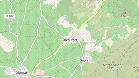 Carte de localisation de l'évènement