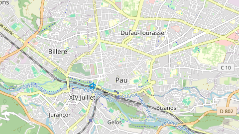 Carte de localisation de l'évènement