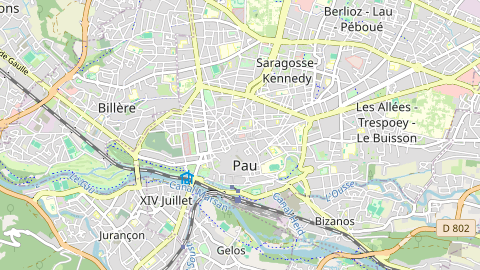 Carte de localisation de l'évènement