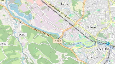 Carte de localisation de l'évènement