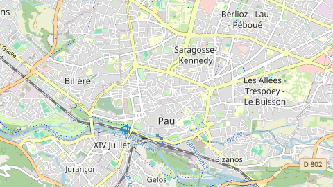 Carte de localisation de l'évènement