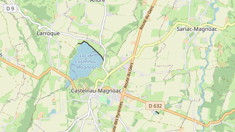 Carte de localisation de l'évènement