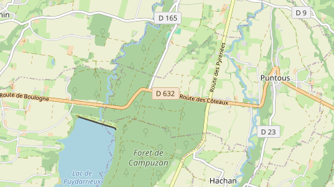 Carte de localisation de l'évènement