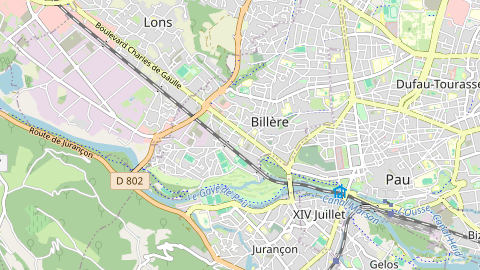 Carte de localisation de l'évènement