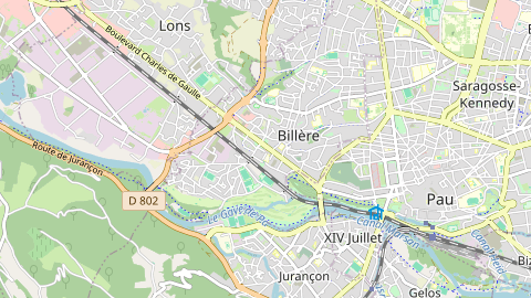 Carte de localisation de l'évènement