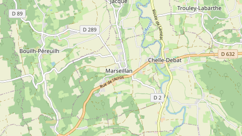Carte de localisation de l'évènement