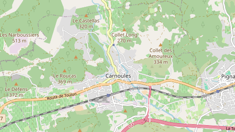 Carte de localisation de l'évènement