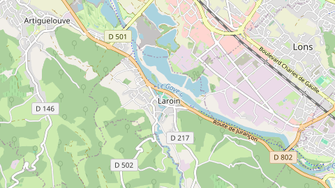 Carte de localisation de l'évènement