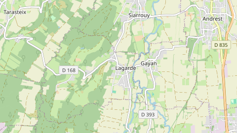 Carte de localisation de l'évènement