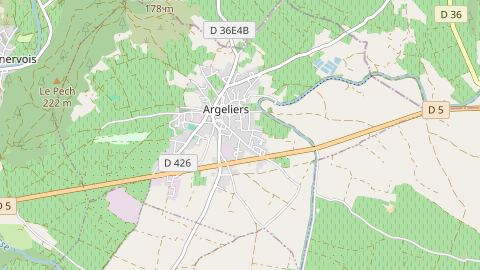 Carte de localisation de l'évènement