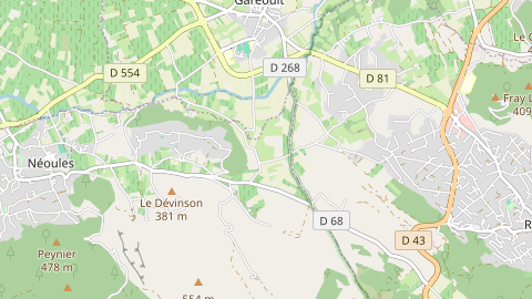 Carte de localisation de l'évènement