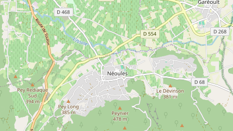 Carte de localisation de l'évènement