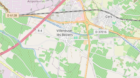 Carte de localisation de l'évènement