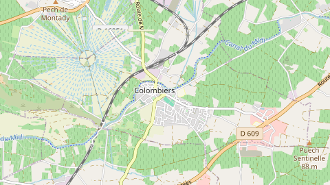 Carte de localisation de l'évènement