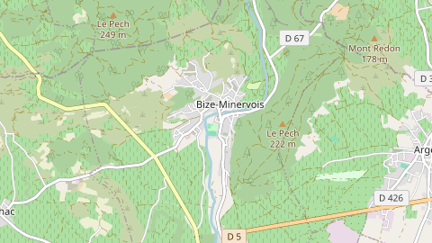 Carte de localisation de l'évènement