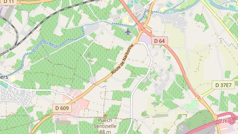 Carte de localisation de l'évènement