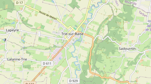Carte de localisation de l'évènement