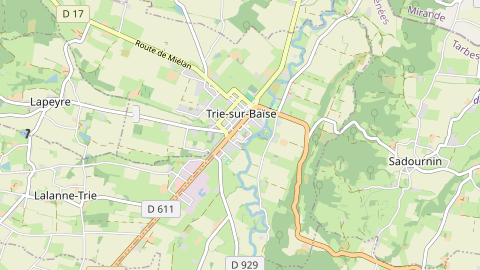 Carte de localisation de l'évènement