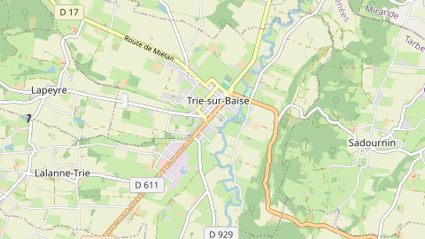 Carte de localisation de l'évènement