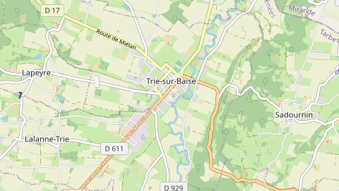 Carte de localisation de l'évènement