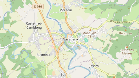 Carte de localisation de l'évènement