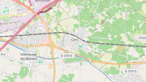 Carte de localisation de l'évènement