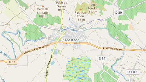 Carte de localisation de l'évènement