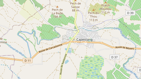 Carte de localisation de l'évènement