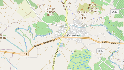 Carte de localisation de l'évènement