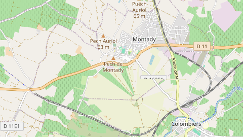 Carte de localisation de l'évènement