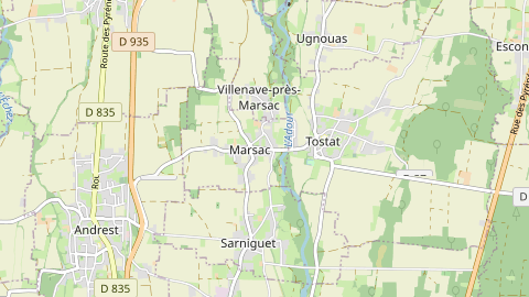 Carte de localisation de l'évènement